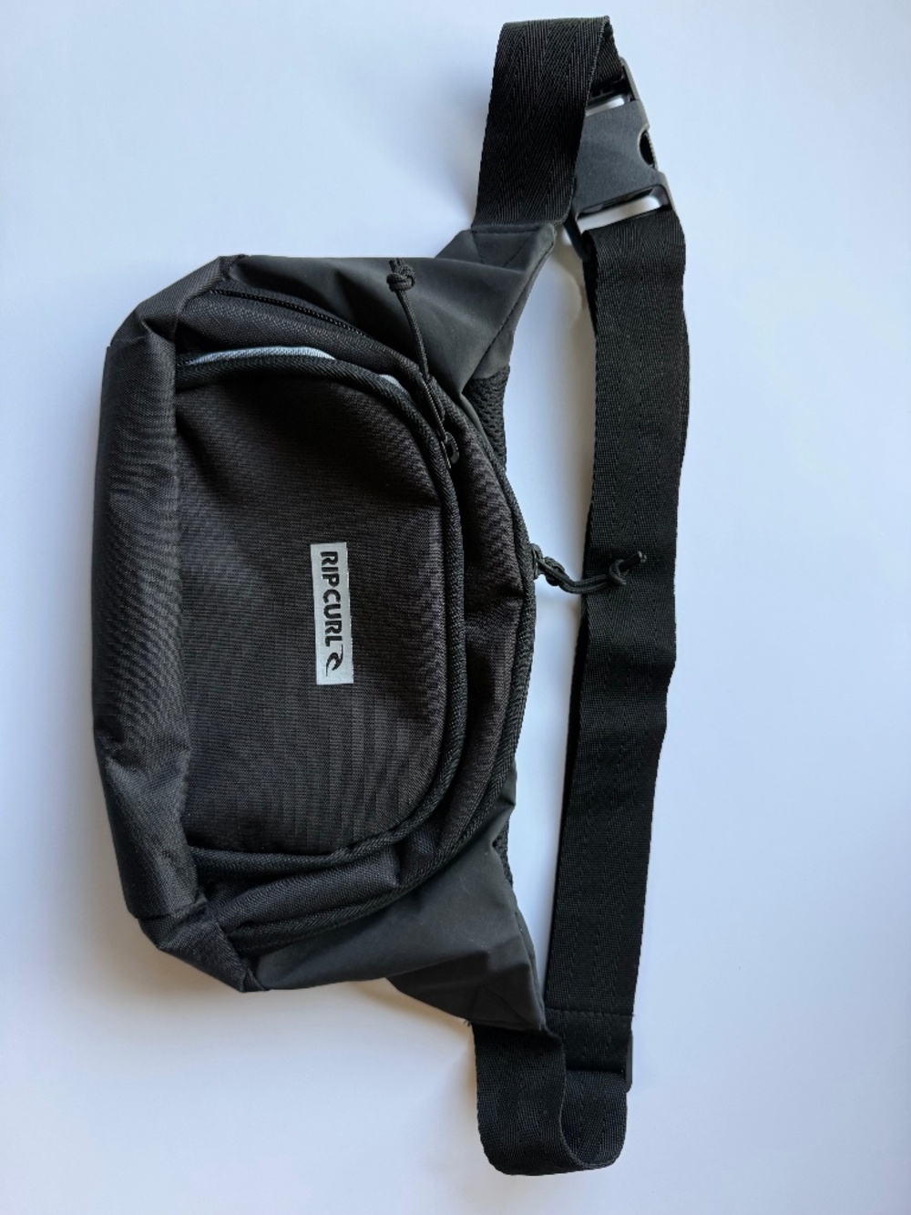 Rip Curl Black Crossbody Sling Bag Multi Pocket Travel Bag